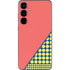 Coral Diagonal Split Galaxy S25 Skin